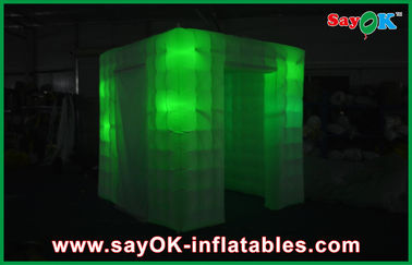 Photo Booth Backdrop Attractive Wedding Party Inflatable Photo Booth Tent Enclosure With Led Light