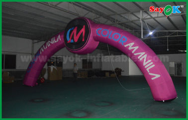 Inflatable Arches Oxford Cloth Advertising Inflatable Entrance Arch Gate With Led Light