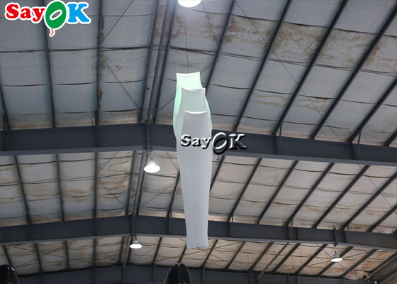 Nylon Cloth Hanging Inflatable Lightning Decoration Wind Resistant