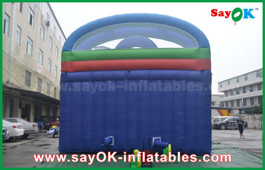 Commercial Inflatable Slide Customized Inflatable Swimming Pool Slide For Children Playground