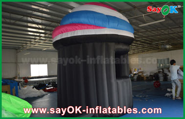Inflatable Photo Booth Enclosure Customized Ice Cream Shaped Mini Inflatable Mobile Photo Booth With Air Blower