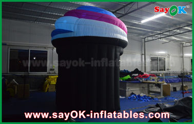 Inflatable Photo Booth Enclosure Customized Ice Cream Shaped Mini Inflatable Mobile Photo Booth With Air Blower