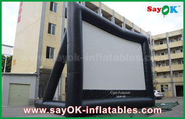 Inflatable Cinema Screen Giant 10 ML X 7 MH Projection Cloth Inflatable TV Screen CE / SGS Certificate