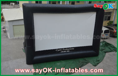 Inflatable Cinema Screen Giant 10 ML X 7 MH Projection Cloth Inflatable TV Screen CE / SGS Certificate