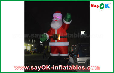 Inflatable Tall Man Inflatable Inflatable Air Dancer Festeval Decoration Santa Claus Red Color For Event