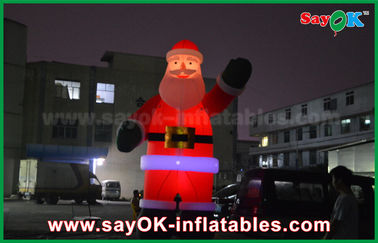 Inflatable Tall Man Inflatable Inflatable Air Dancer Festeval Decoration Santa Claus Red Color For Event