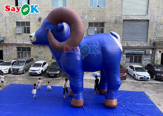 7.5m Inflatable Goat Animals Model Balloons Custom Inflation Riding Goat Advertising