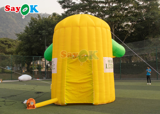 9.8ft Attractive Fresh Yellow Inflatable Air Tent Lemon Fruit Stand Dome Tent