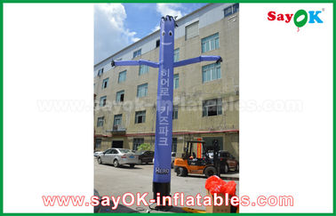 Mini Air Dancer Red / Orange / Blue Inflatable Air Dancer / Sky Dancer With With CE Blower For Outdoor Advertising