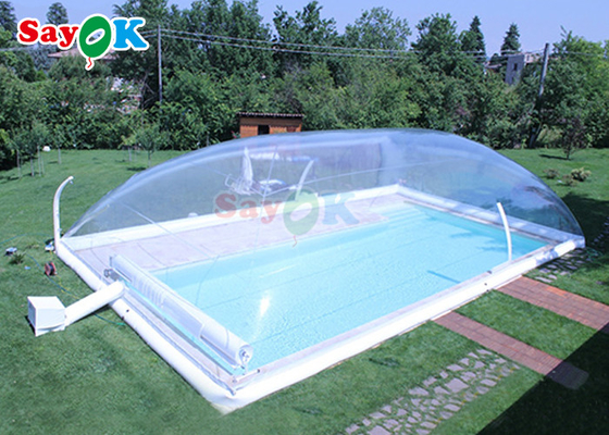 Custom Swimming Pool Cover Transparent Inflatable Pool Tent Winter Swimming Pool Bubble Tent