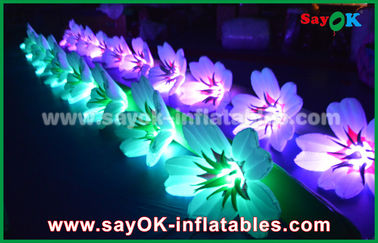 10m Oxford Cloth Inflatable Lily Flower Chan For Romantic Wedding