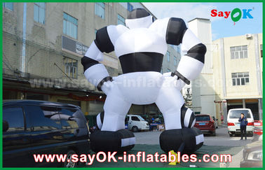 Advertising Inflatable Cartoon Characters , Inflatable Robot Costume