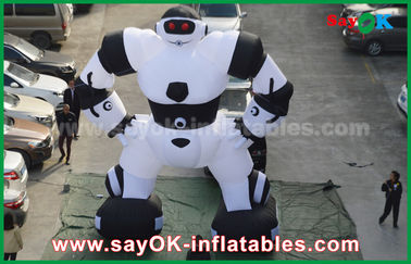 Inflatable Robot Moving Character Water-Proof Oxford Cloth For Children