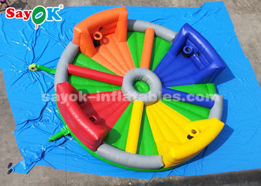 Giant Inflatable Games 8*8m Chow Down Inflatable Hungry Hippos Game For Kids And Adults Playing
