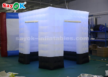 Portable Photo Booth Black Bottom Anti - Dirty Inflatable Photo Booth One Door For Bar