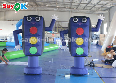 Blow Up Cartoon Characters Promotion Inflatable Cartoon Characters 2m Traffic Light Model CE