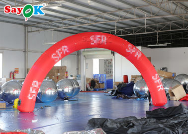 Custom Inflatable Arch Red 6*3m Inflatable Arch Start Finish Line For Advertising Event SGS