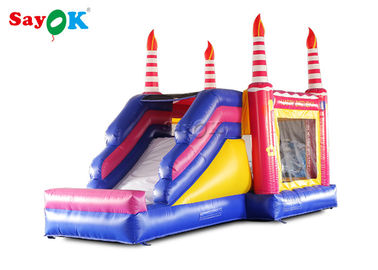 Inflatable Slippery Slide Inflatable Bouncers Slide Birthday Bounce House For Entertainment
