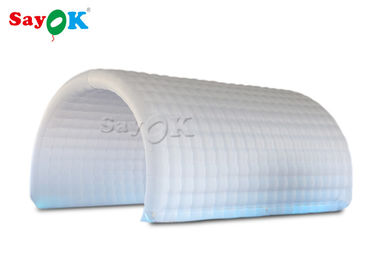 Inflatable Lawn Tent White Oxford Cloth Inflatable Channel Tent 6*3*3mH For Sports Competition