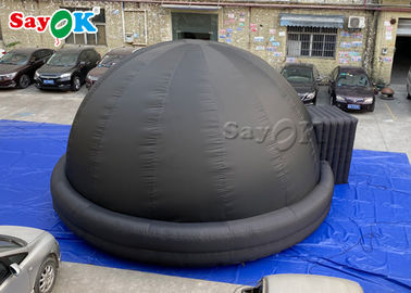 Mobile 360 Digital Inflatable Planetarium Dome Easy To Setup Black Color