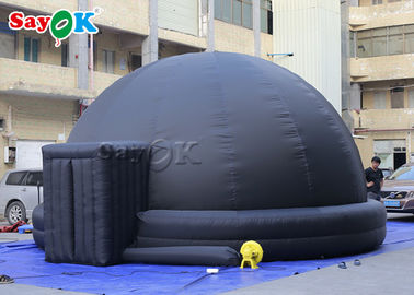 Mobile 360 Digital Inflatable Planetarium Dome Easy To Setup Black Color