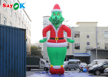Inflatable Dog	Green Hair Clown Inflatable Cartoon Characters For Advertising Double Sewing