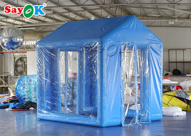 Inflatable Frame Tent 3x2.5x3M Waterproof Anti Virus Inflatable Medical Tent Airtight With Air Pump