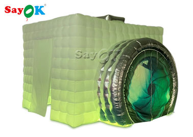 Event Booth Displays Foldable Inflatable Cube Photo Booth For Wedding / Outdoor Event