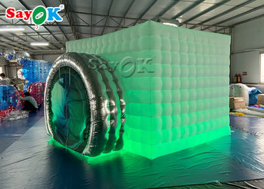 Event Booth Displays Foldable Inflatable Cube Photo Booth For Wedding / Outdoor Event