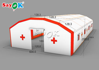 Air Inflatable Tent Custom Mobile Inflatable Medical Tent Disinfection Channel Tent  Safe And Durable