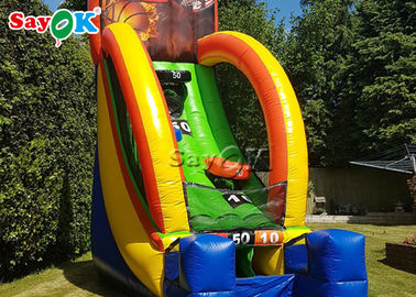 Inflatable Basketball Game Fire Proof Inflatable Sports Games For Event / PVC Inflatable Basketball Hoop Toss