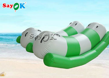 Summer Inflatable Floating Water Totter For Water Park Floating Water Toys / Blow Up Seesaw