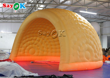 Inflatable Yard Tent ROHS Amusement Parks 6m LED Inflatable Air Dome Tent