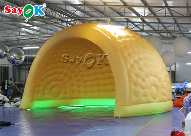 Inflatable Yard Tent ROHS Amusement Parks 6m LED Inflatable Air Dome Tent