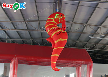 2m LED Light Inflatable Seahorse Model For Festival Decoration