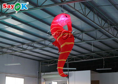 2m LED Light Inflatable Seahorse Model For Festival Decoration