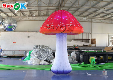 Stage Decoration 2.5m Inflatable Mushroom With Led Light