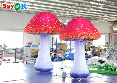 Stage Decoration 2.5m Inflatable Mushroom With Led Light