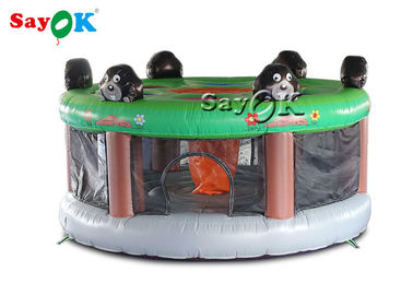 Outdoor Inflatable Games Kids Adult PVC Inflatable Whack A Mole With Air Blower