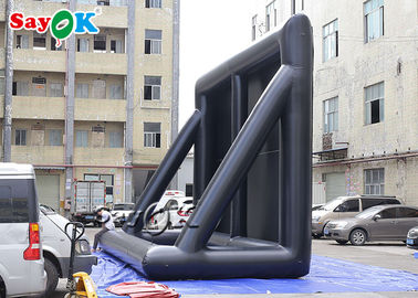 Inflatable Backyard Movie Screen Public Venues 9x6mH Pvc Airtight Inflatable Movie Projector Screen