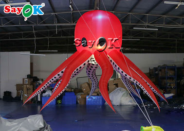 Event Hanging 3m Led Lighting Inflatable Octopus Tentacle