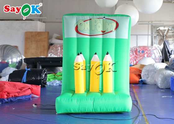 Inflatable Outdoor Games Backyard 4 In 1 Inflatable Pencil Ring Throwing Game