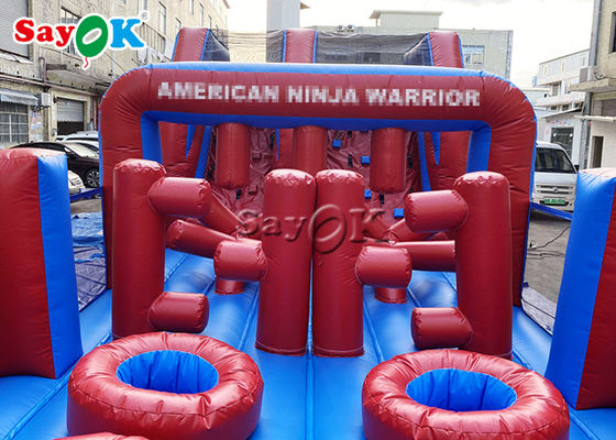 Inflatable Carnival Games Carnival Commercial Adult Climb Slide Inflatable Obstacle Game