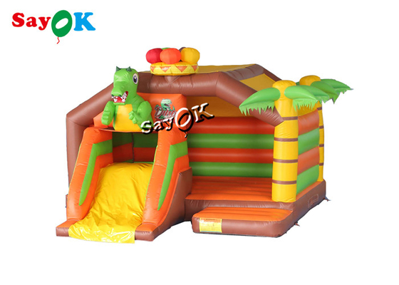 5m 16.5ft Animals Theme Commercial Bouncy Castle With Blower