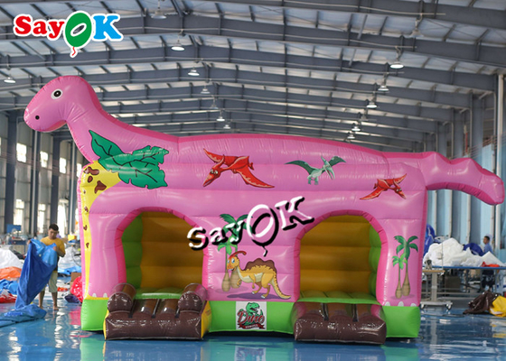 Customized Kids Inflatable Amusement Park T-Rex Dinosaur Theme Bouncy Castle