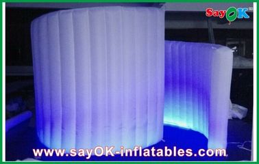 Oxford Cloth Led Inflatable Photo Booth Kiosk Tent , Inflatable Photobooth