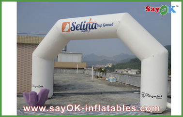 Inflatable Gantry 0.4mm PVC Inflatable Arch , Inflatable Finish Line Arch For Opening Decoration