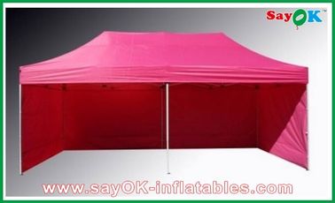 L6m x W3m Gazebo Folding Tent Canopy Sun-resistant With 3 Sidewalls Iron Frames