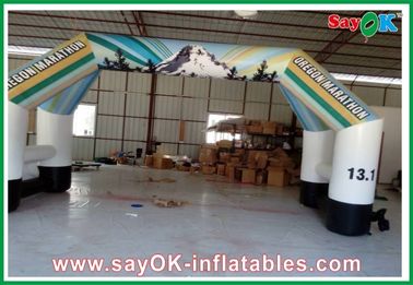 Custom Inflatable Arch 0.4mm PVC Inflatable Entrance Arch Logo For Festival Celebration