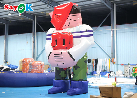 4.5m Inflatable Cartoon Characters Giant Inflatable Mascot Model Cartoon Characters For Birthday Parties